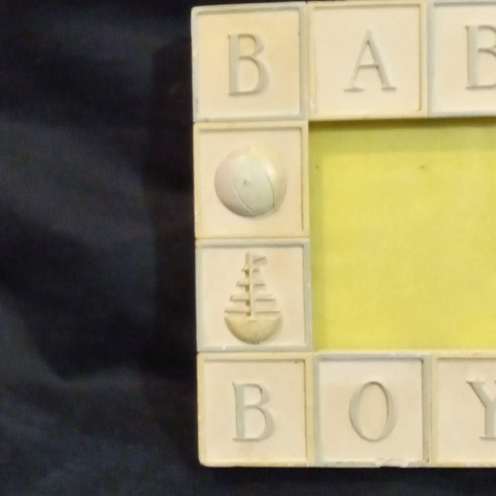 Cream Baby Boy Picture Frame - Picture 4 of 11